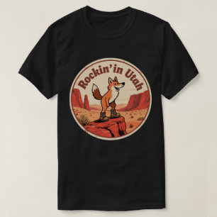 Desert Vibe_ Utah Coyote Vintage Outdoor Style T-Shirt