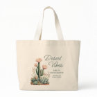 Desert Vibes Bachelorette Party Blooming Cactus