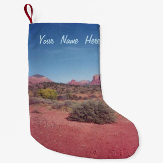 Desert Vista Personalised Small Christmas Stocking