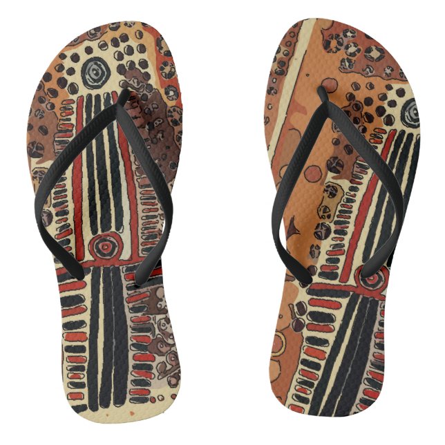 Desert Walker Man Flip Flops (Footbed)