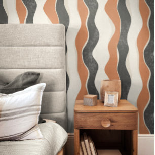 Desert Waves Retro Wallpaper