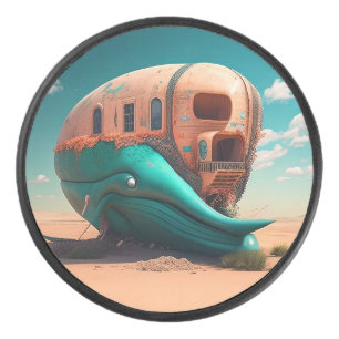 Desert whale house hockey puck