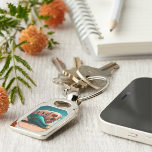 Desert whale house key ring