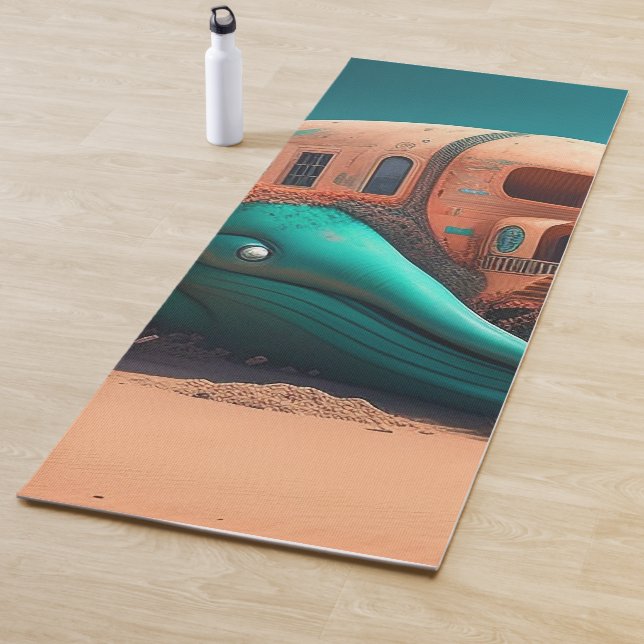 Desert whale house yoga mat (In Situ)
