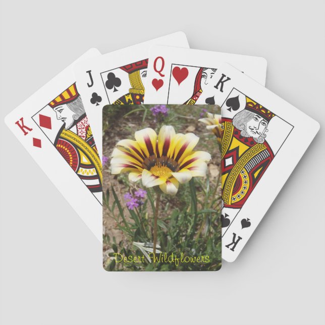 Desert Wildflowers Playing Cards (Back)