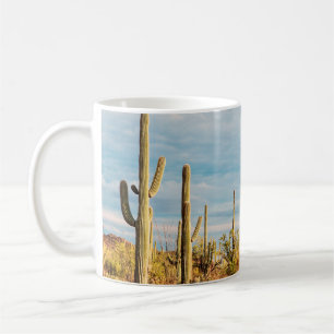 Desert with Saguaro cacti Coffee Mug
