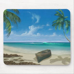 Deserted Island Mouse Mat