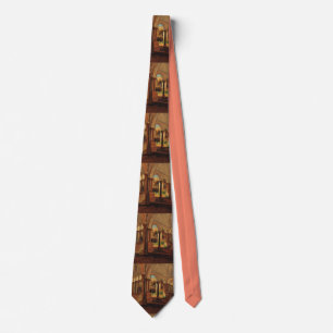 Deserted monastery yard tie