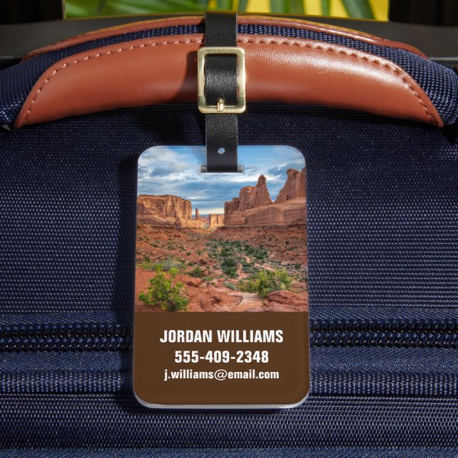 Deserts | Arches National Park, Utah Luggage Tag (Front Insitu 2)