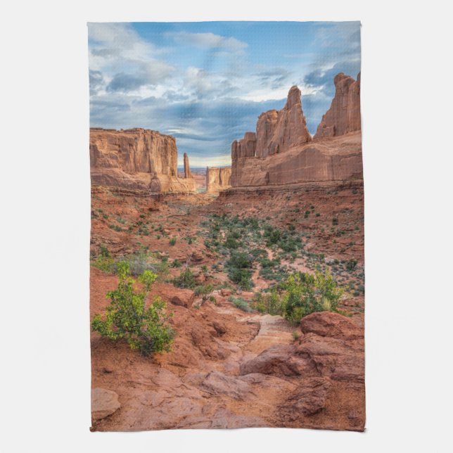 Deserts | Arches National Park, Utah Tea Towel (Vertical)