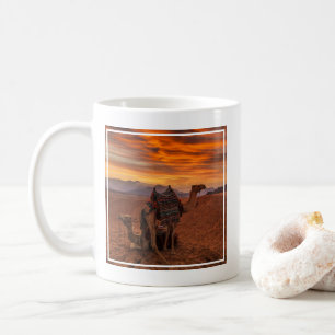 Deserts Bactrian Camel Egypt Sand Dune Coffee Mug