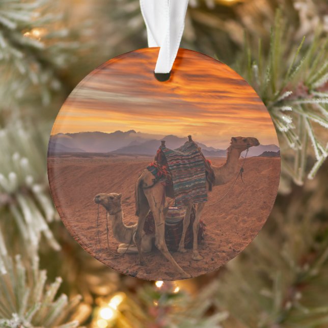 Deserts | Bactrian Camel Egypt Sand Dune Ornament (Tree)