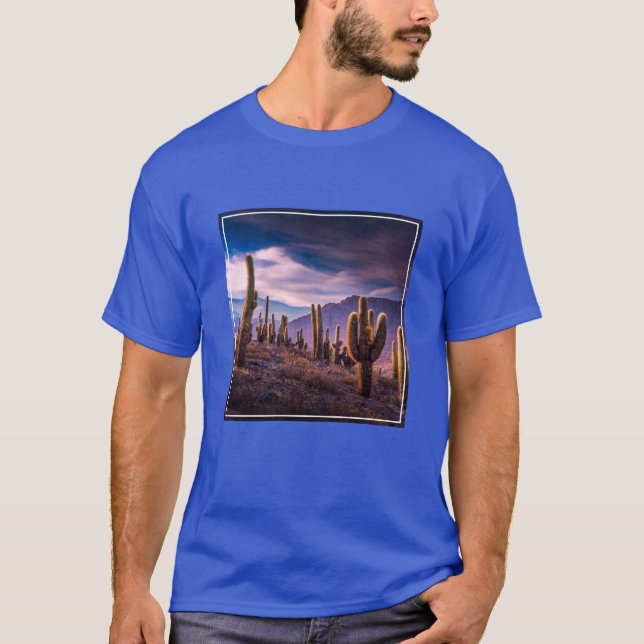 Deserts | Cactus Landscape Argentina T-Shirt (Front)