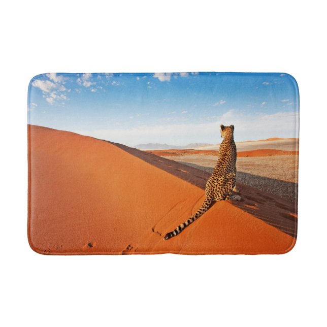 Deserts | Cheetah Savannah Desert Bath Mat (Front)