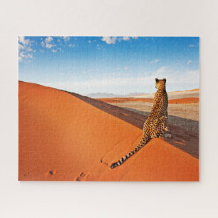 Deserts   Cheetah Savannah Desert Jigsaw Puzzle