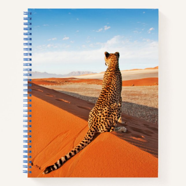 Deserts | Cheetah Savannah Desert Notebook (Front)