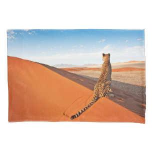 Deserts   Cheetah Savannah Desert Pillowcase