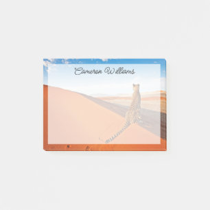 Deserts Cheetah Savannah Desert Post-it Notes