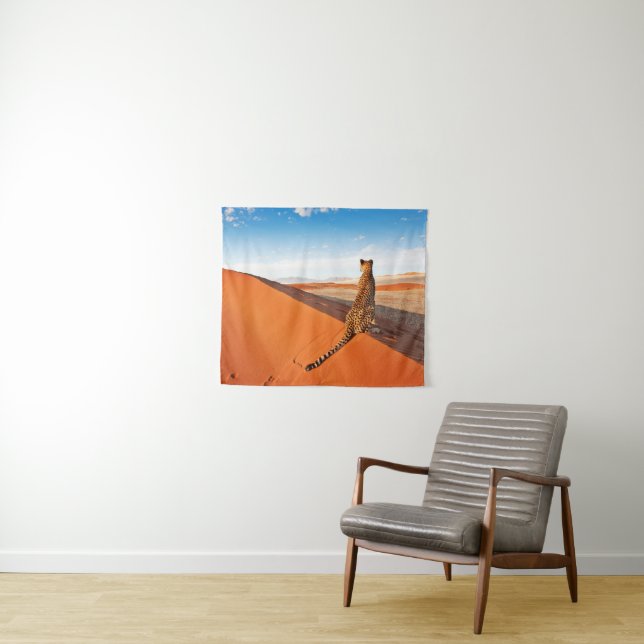 Deserts | Cheetah Savannah Desert Tapestry (In Situ (Horizontal))