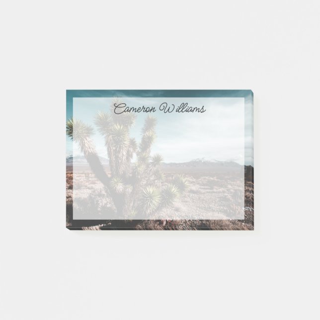 Deserts | Cholla Cactus Post-it Notes (Front)
