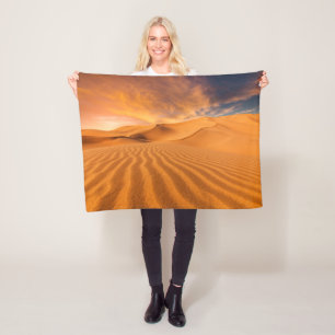 Deserts   Desert in the United Arab Emirates Fleece Blanket