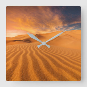 Deserts   Desert in the United Arab Emirates Square Wall Clock
