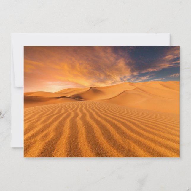 Deserts | Desert in the United Arab Emirates Thank You Card (Front)