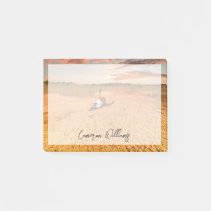 Deserts Desert with Cow Skull Post-it Notes