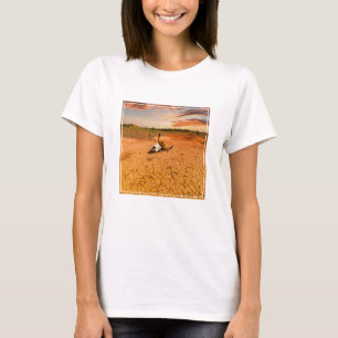 Deserts   Desert with Cow Skull T-Shirt