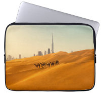 Deserts | Dubai's Skyline View with Camels