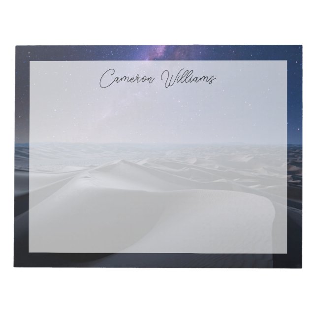Deserts | Empty Quarter Desert Abu Dhabi Notepad (Front)