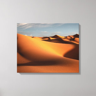 Deserts Erg Chebbi Dunes Morocco Canvas Print