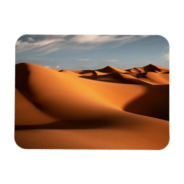 Deserts | Erg Chebbi Dunes Morocco Magnet (Horizontal)