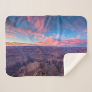 Deserts   Hopi Point Grand Canyon Arizona Sherpa Blanket