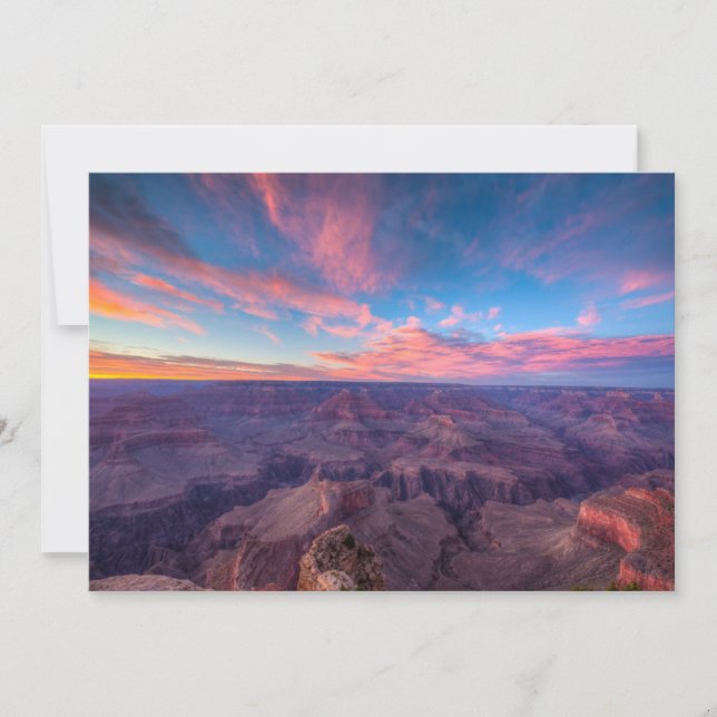 Deserts | Hopi Point Grand Canyon Arizona Thank You Card (Front)