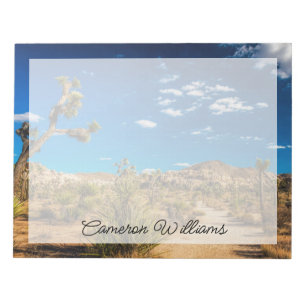 Deserts Joshua Tree National Park Notepad