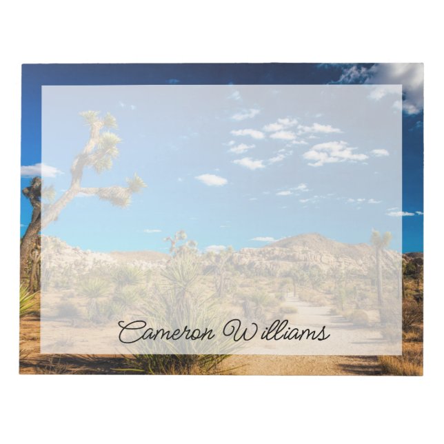 Deserts | Joshua Tree National Park Notepad (Front)