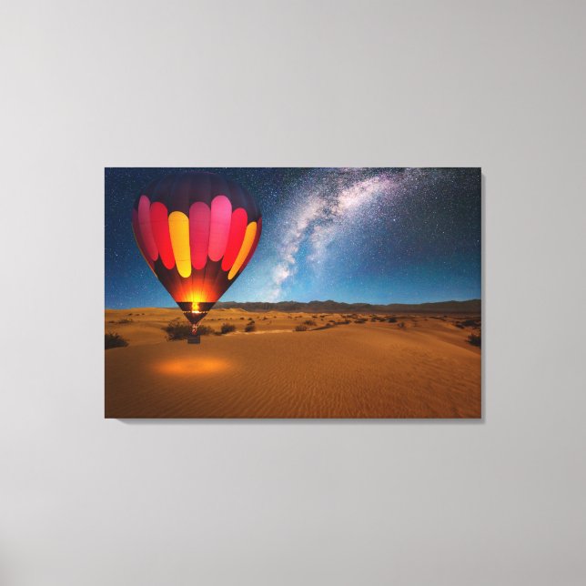 Deserts | Mesquite Dunes Death Valley Canvas Print (Front)