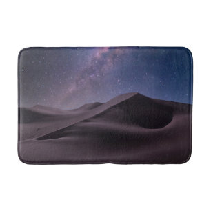 Deserts   Milky Way Starry Sky Sand Dune Dubai Bath Mat