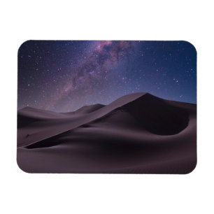 Deserts   Milky Way Starry Sky Sand Dune Dubai Magnet