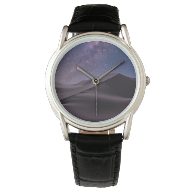 Deserts | Milky Way Starry Sky Sand Dune Dubai Watch (Front)