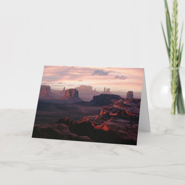 Deserts | Monument Valley Utah-Ariziona Card (Front)