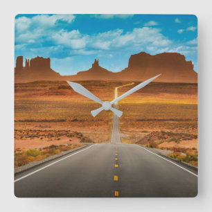 Deserts Monument Valley, Utah Square Wall Clock