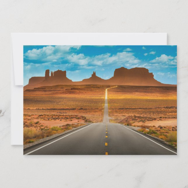 Deserts | Monument Valley, Utah Thank You Card (Front)