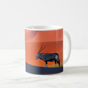 Deserts Namib Desert Oryx Coffee Mug