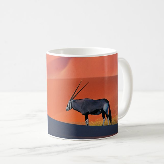 Deserts | Namib Desert Oryx Coffee Mug (Front Right)