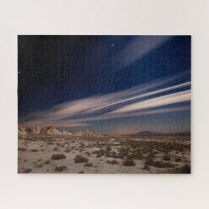 Deserts   Navarre Bardenas Desert at Night Jigsaw Puzzle