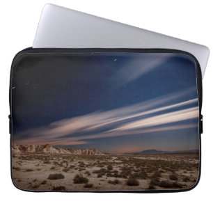 Deserts   Navarre Bardenas Desert at Night Laptop Sleeve