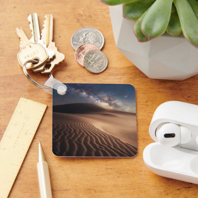 Deserts | Ordos City Mongolia China Key Ring (Desk)