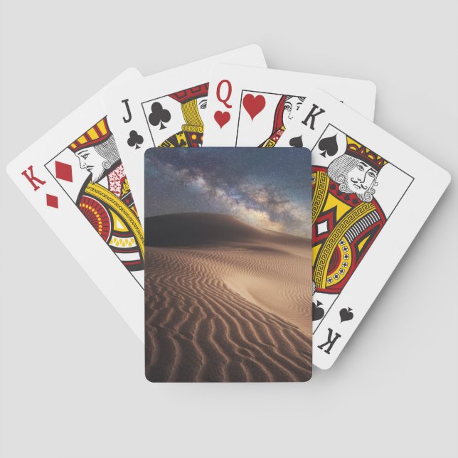 Deserts | Ordos City Mongolia China Playing Cards (Back)